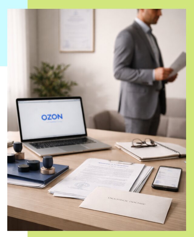 Отказное письмо для Ozon в Советской Гавани от 3636 р. | Сертэкс